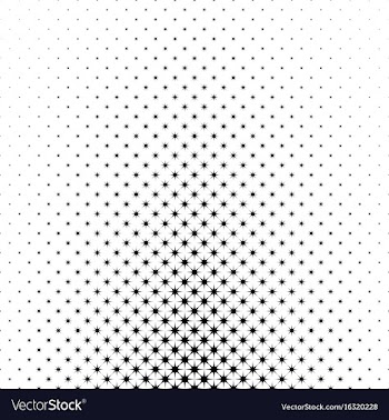 Monochrome star pattern - background vector image