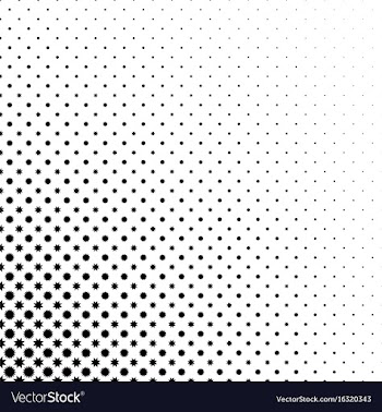 Monochrome star pattern - background vector image