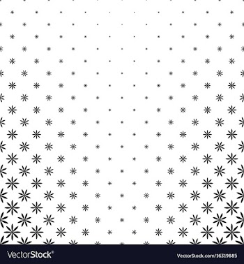 Monochrome stylized flower pattern background vector image