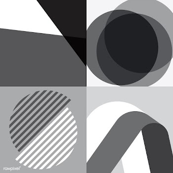 Monochrome Swiss graphic illustration set | Free stock vector - 554559