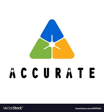 monogram a with flat colorful style accurate type