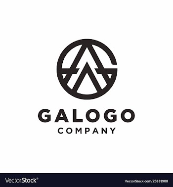 Monogram and initial ag logo design inspiration vector image