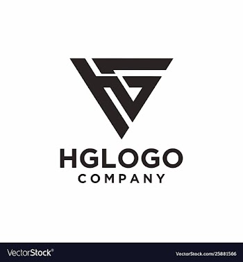 Monogram and initial hg logo design inspiration vector image