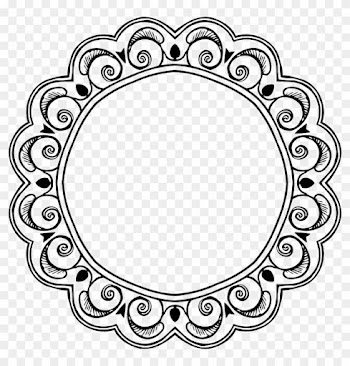 Monogram Border Png - Circle Frame