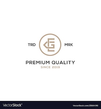 Monogram cg gc logo design inspiration vector image