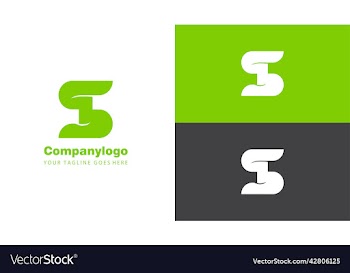 monogram geometry style s letter suitable