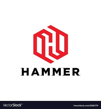Monogram initial h logo vector image