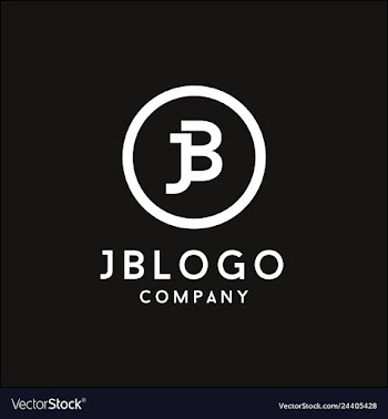 Monogram initial jb logo design vector image