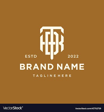 monogram initial letter dkt tdk kdt logo design
