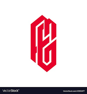 monogram initial letter fg gf logo design