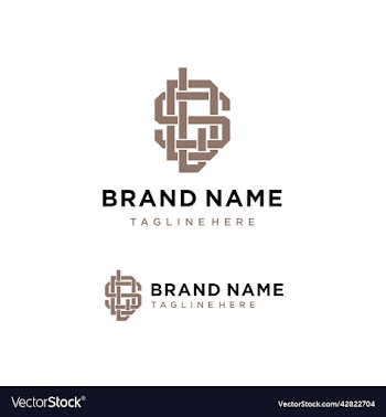 monogram letter logo template