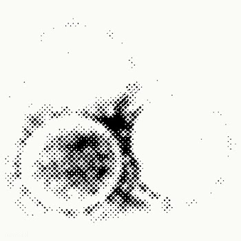 Monotone coronavirus cell design element on a white background vector | Free  vector - 2319143