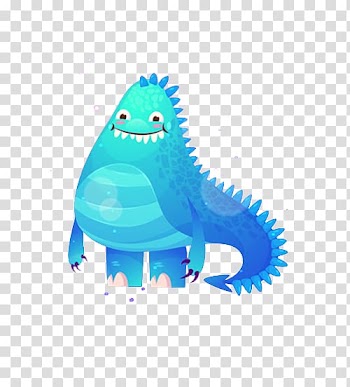 Monster Blue, Little Monster transparent background PNG clipart