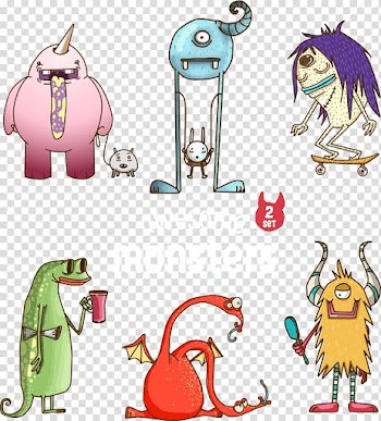 Monster , Color Monster transparent background PNG clipart
