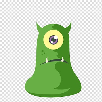 Monster Halloween Flat design, monsters university transparent background PNG clipart