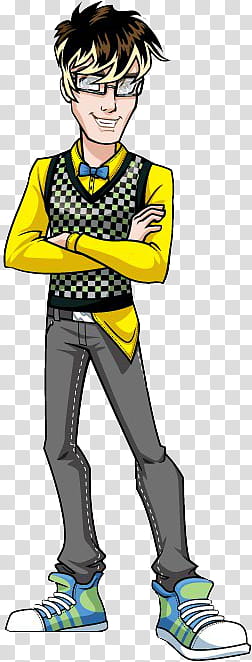 Monster High, animated boy transparent background PNG clipart