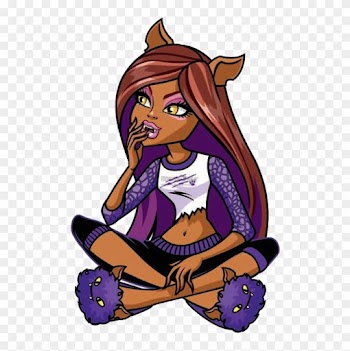 Monster High Clawdeen Wolf Clipart - High Clawdeen Wolf Dead Tired