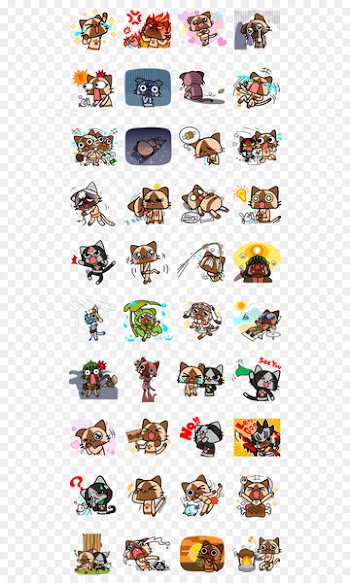 Monster Hunter: World Sticker Decal Felyne - Social Shopping 
