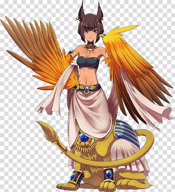 Monster Musume: Everyday Life with Monster Girls Online Sphinx Anime, Anime transparent background PNG clipart