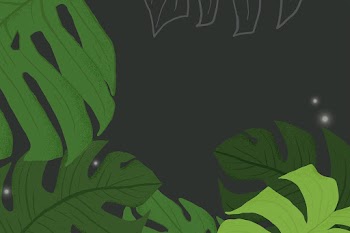 Monstera background psd tropical illustration | Free stock illustration | High Resolution graphic