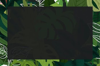 Monstera frame psd tropical leaf botanical… | Free stock illustration | High Resolution graphic