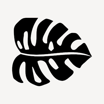 Monstera leaf clip art vector | Free Vector - rawpixel