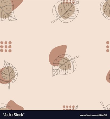 monstera seamless pattern