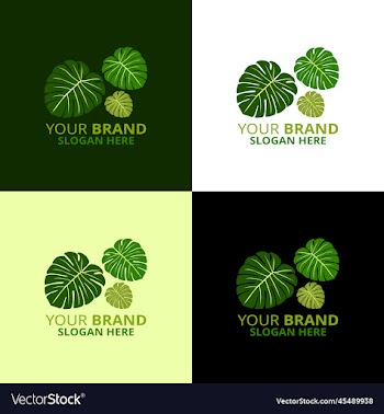 monsterra logo template