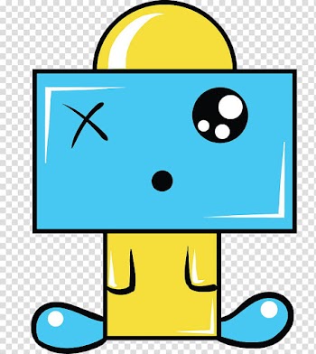 Monsters, blue and yellow animated logo transparent background PNG clipart