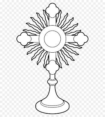 Monstrance Clip art Eucharist Blessed Sacrament - custodia transparency and translucency 