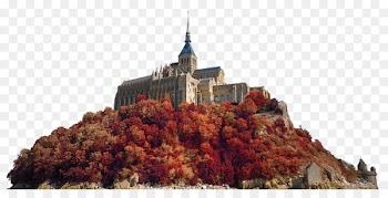 Mont Saint-Michel Wallpaper - Retro Castle 