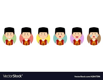 montenegrins avatar with various expression