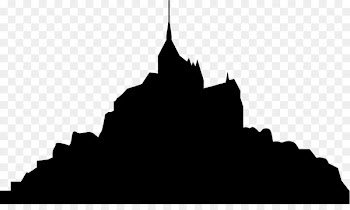 Montsaintmichel, Montsaintmichel Bay, Saintquentinsurlehomme, White, Black PNG