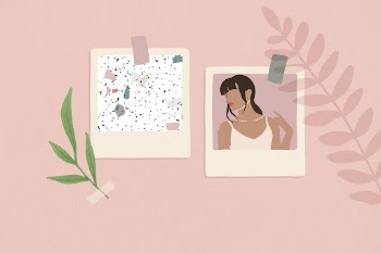 Mood board mockup, pink collage | Free Vector Mockup - rawpixel