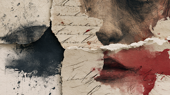 Moody Urban Collage with Mixed Media Elements