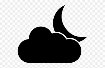 Moon And Cloud Icon