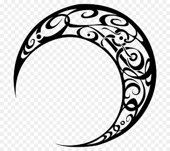 Moon Art Tribe Drawing Clip art - tribal tattoo 