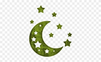 Moon Clip Art - Moon And Stars Clipart