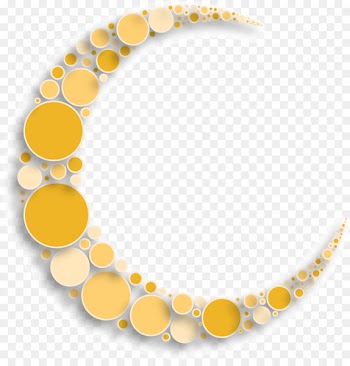 Moon Clip art - Yellow moon pattern 