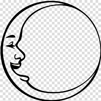 Moon Clipart Black And White | Free Clipart Download