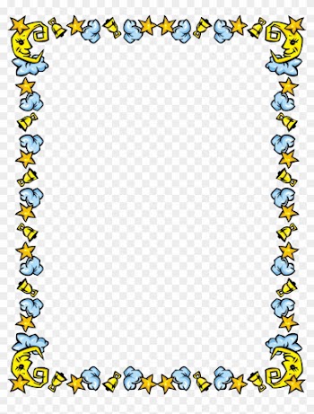 Moon Clipart Border - Moon Border Clipart