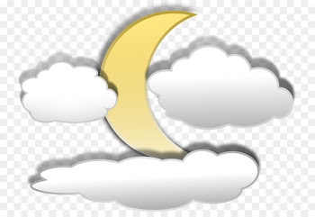 Moon Cloud Clip art - Stars And Moon Clipart 