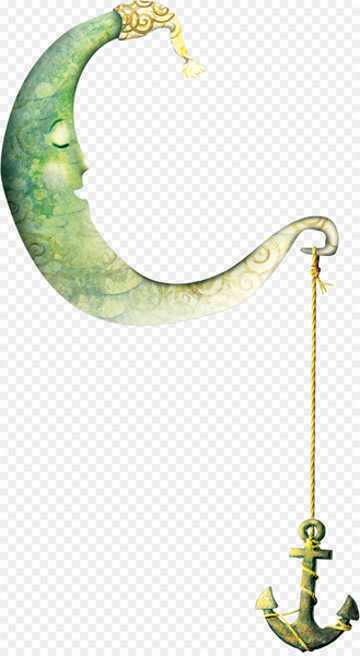 Moon Crescent Clip art - Cartoon moon 