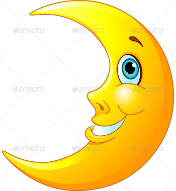 Moon Drawing Cartoon at PaintingValley.com | Explore collection of ...