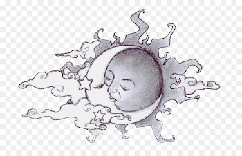 Moon Drawing Light Tattoo Eclipse - moon 