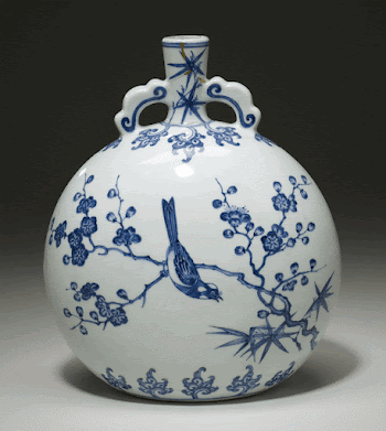 Moon Flask, porcelain, Ching Dynasty, | Free Photo - rawpixel