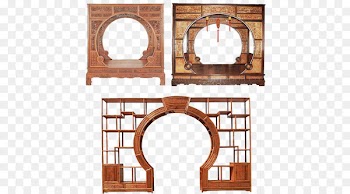 Moon gate Door Download - The Ming dynasty or shelf bed 