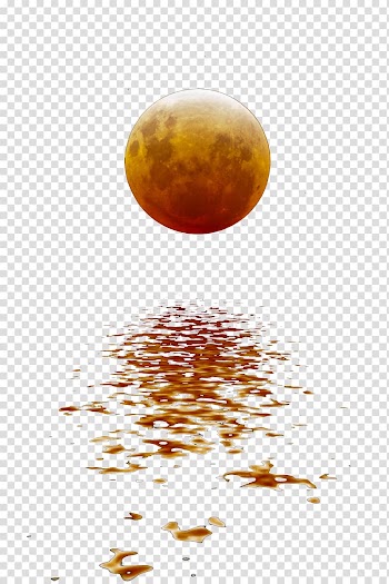 Moon illustration, Moon Reflection Euclidean , Beautiful moon reflection transparent background PNG clipart