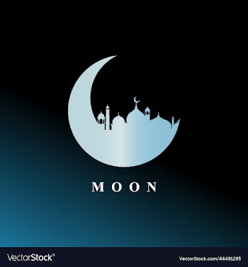 moon logo design icon