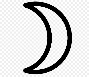 Moon Lunar phase Astrological symbols Astrological sign - croissant vector 